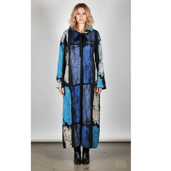 Zero + Maria Cornejo Printed Full Length Multi-Coloured Dress Size 2 - Picture 1 of 7